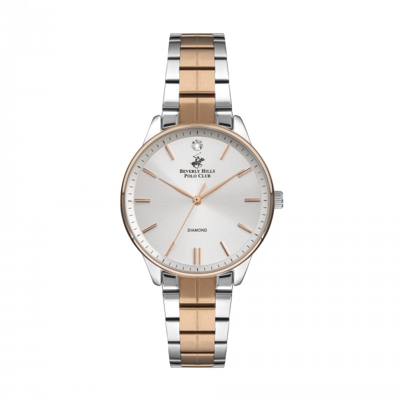 Ατσάλινο γυναικείο ρολόι Beverly Hills Polo Club BP3230X.530