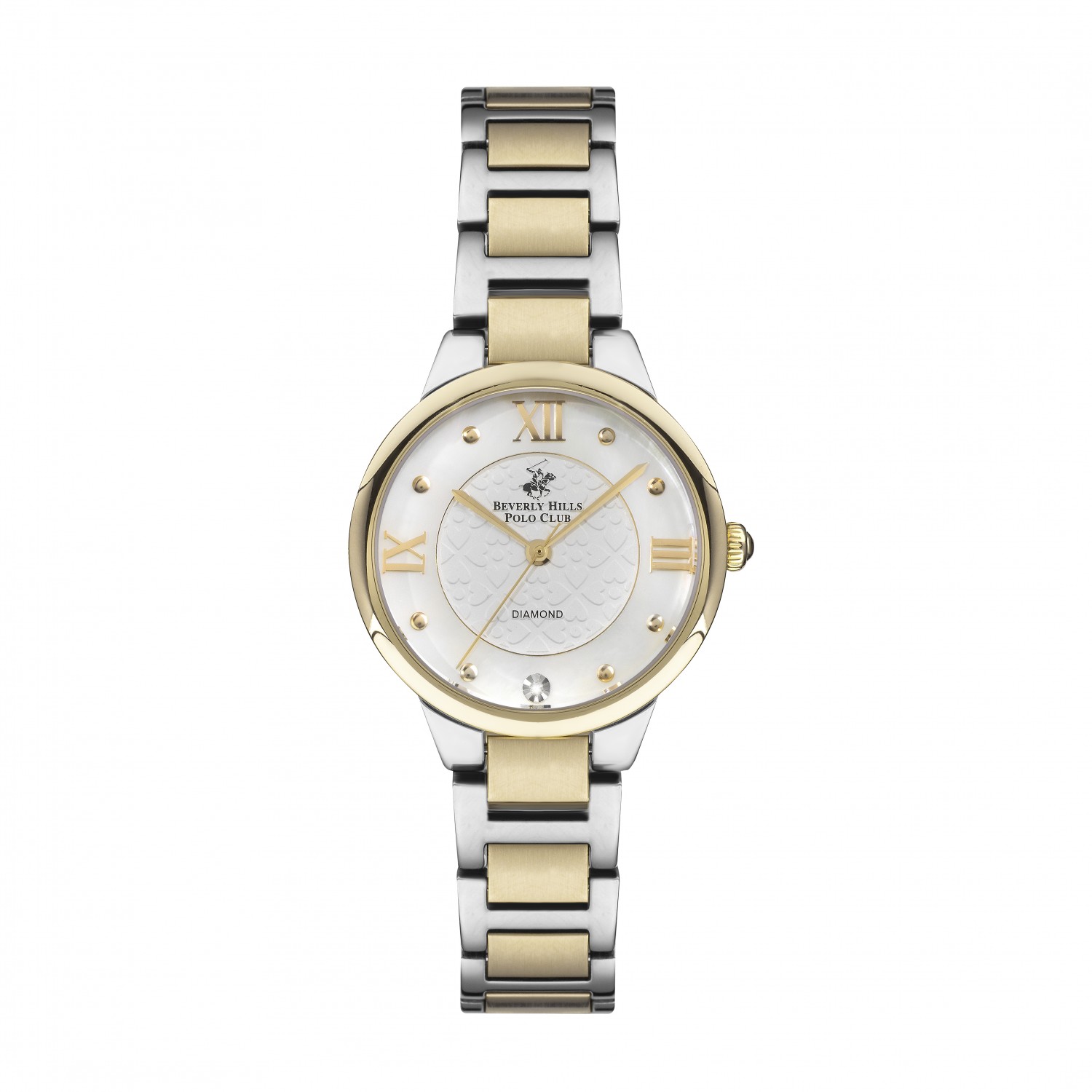 Ατσάλινο γυναικείο ρολόι Beverly Hills Polo Club BP3235X.220