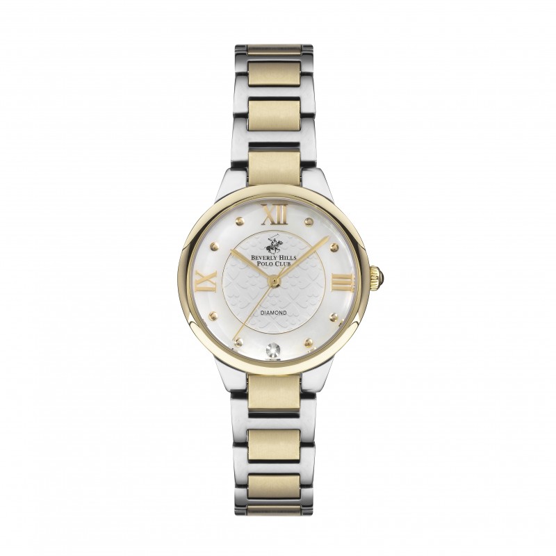 Ατσάλινο γυναικείο ρολόι Beverly Hills Polo Club BP3235X.220