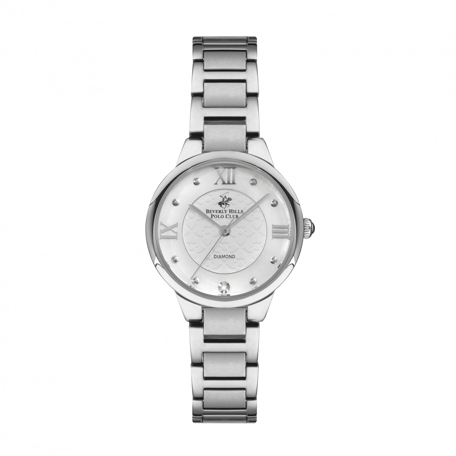 Ατσάλινο γυναικείο ρολόι Beverly Hills Polo Club BP3235X.320
