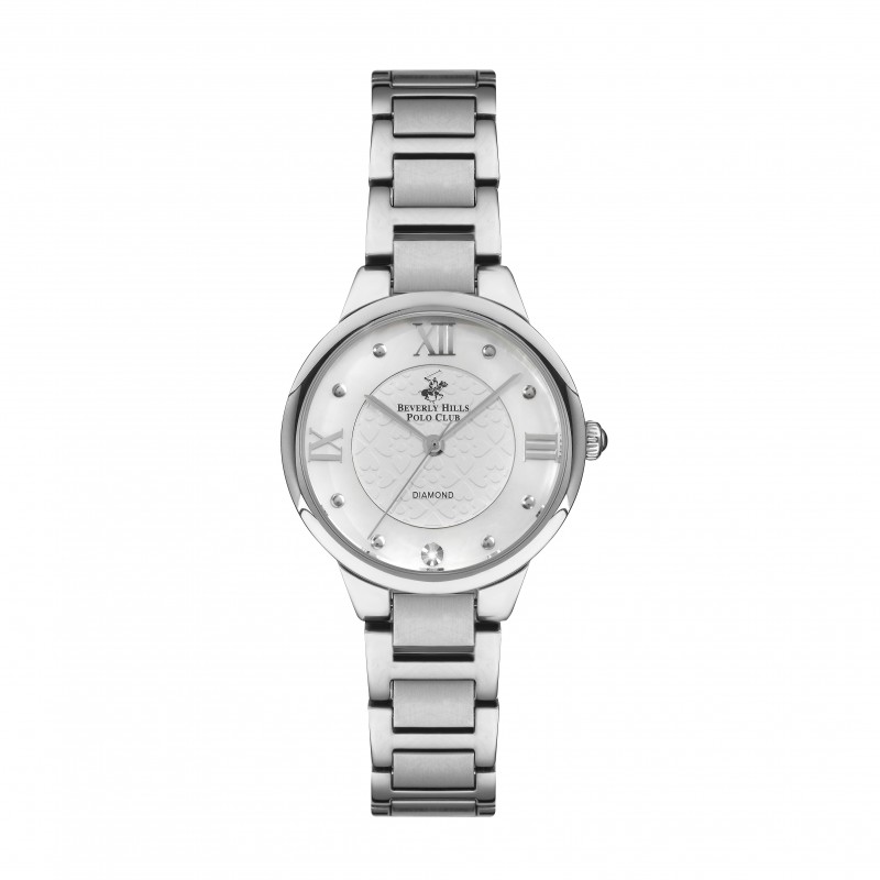 Ατσάλινο γυναικείο ρολόι Beverly Hills Polo Club BP3235X.320