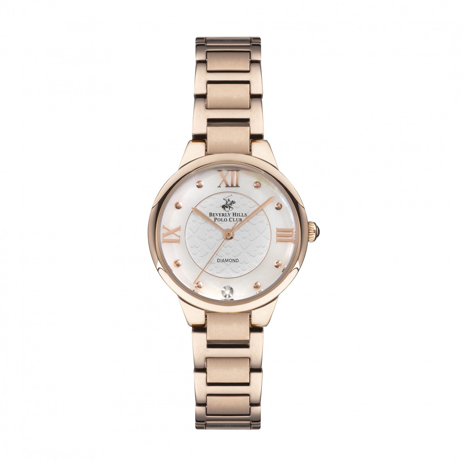 Ατσάλινο γυναικείο ρολόι Beverly Hills Polo Club BP3235X.420