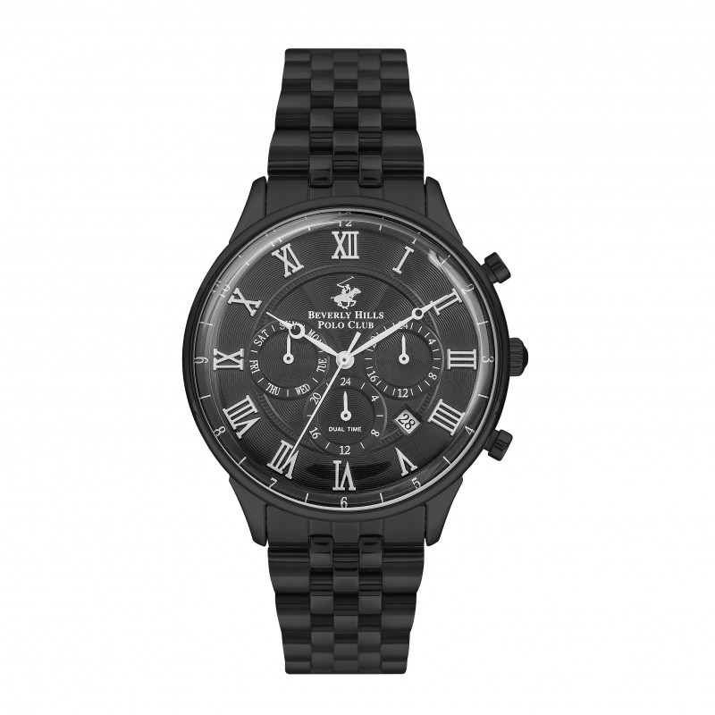Ατσάλινο ανδρικό ρολόι Beverly Hills Polo Club BP3237X.650