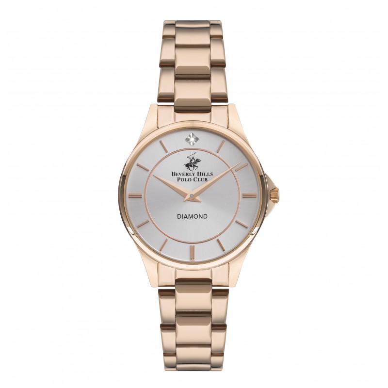 Ατσάλινο γυναικείο ρολόι Beverly Hills Polo Club BP3241X.430