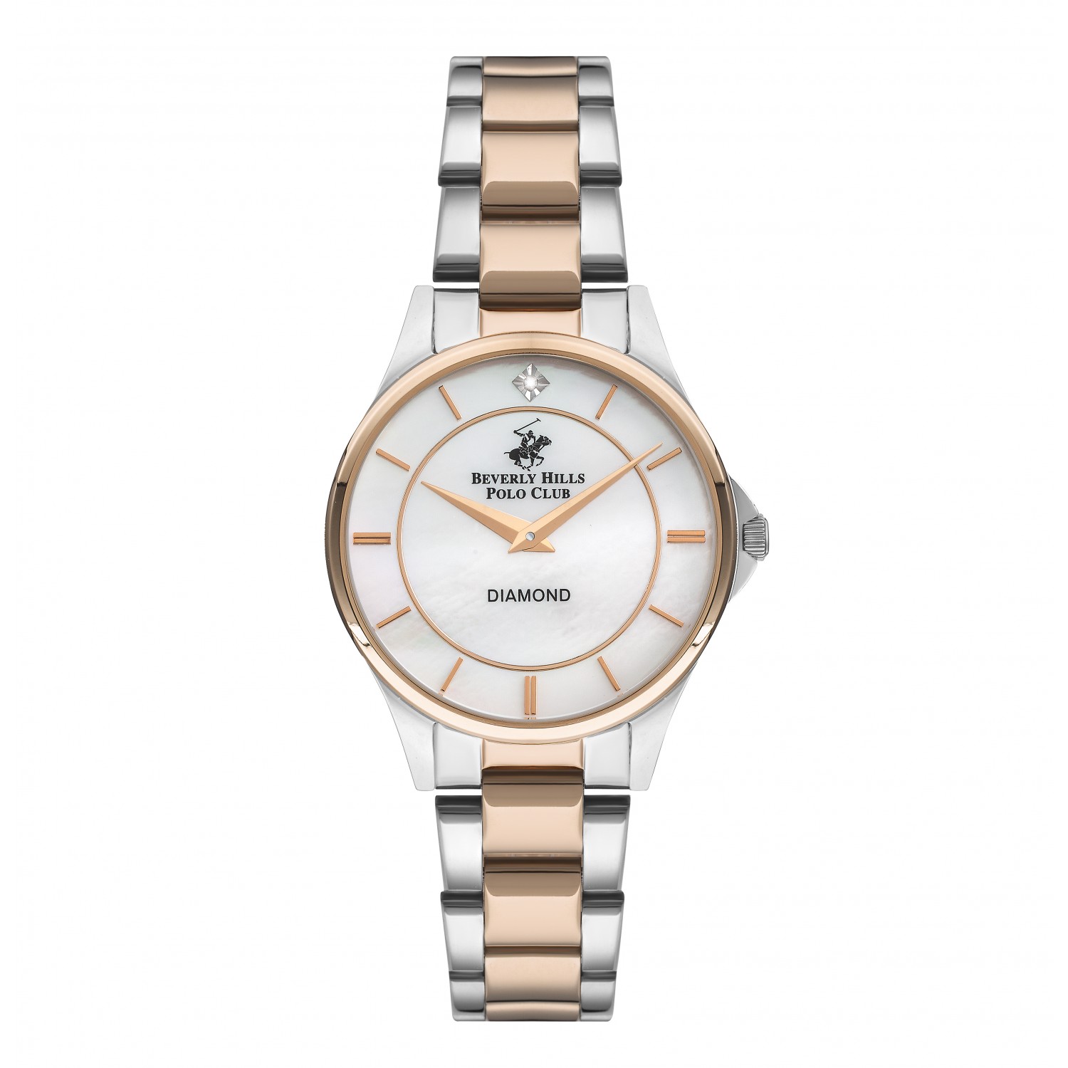 Ατσάλινο γυναικείο ρολόι Beverly Hills Polo Club BP3241X.520