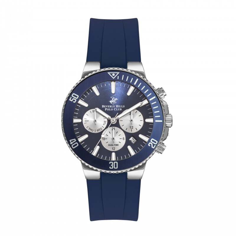 Ατσάλινο ανδρικό ρολόι Beverly Hills Polo Club BP3248X.399