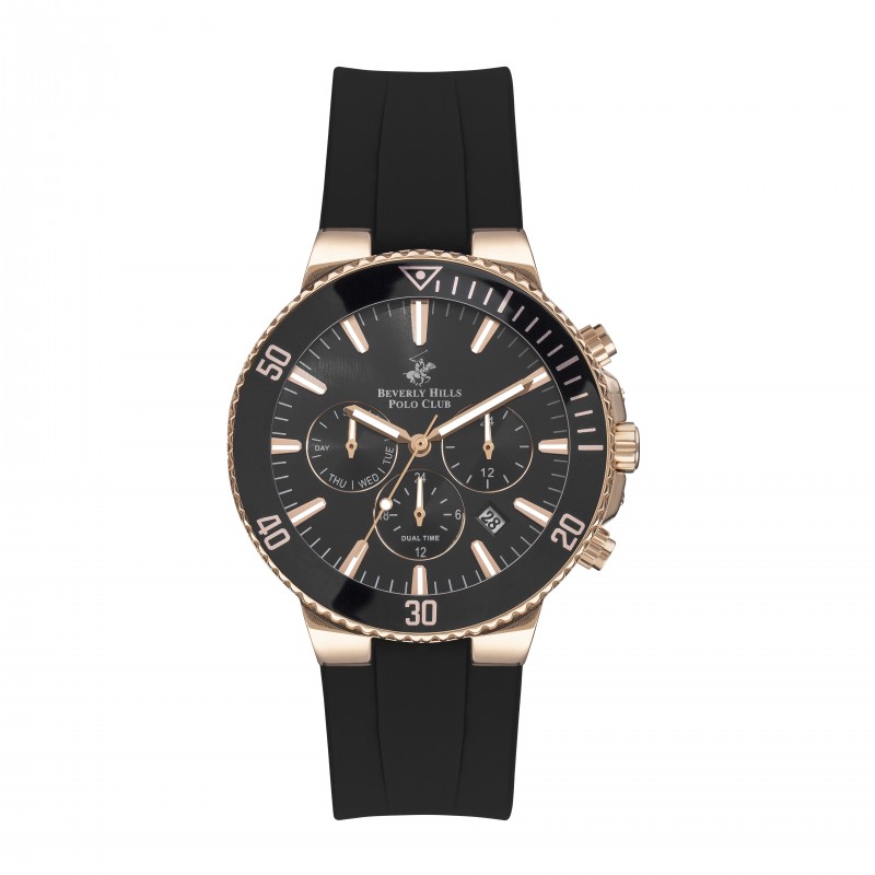 Ατσάλινο ανδρικό ρολόι Beverly Hills Polo Club BP3248X.451