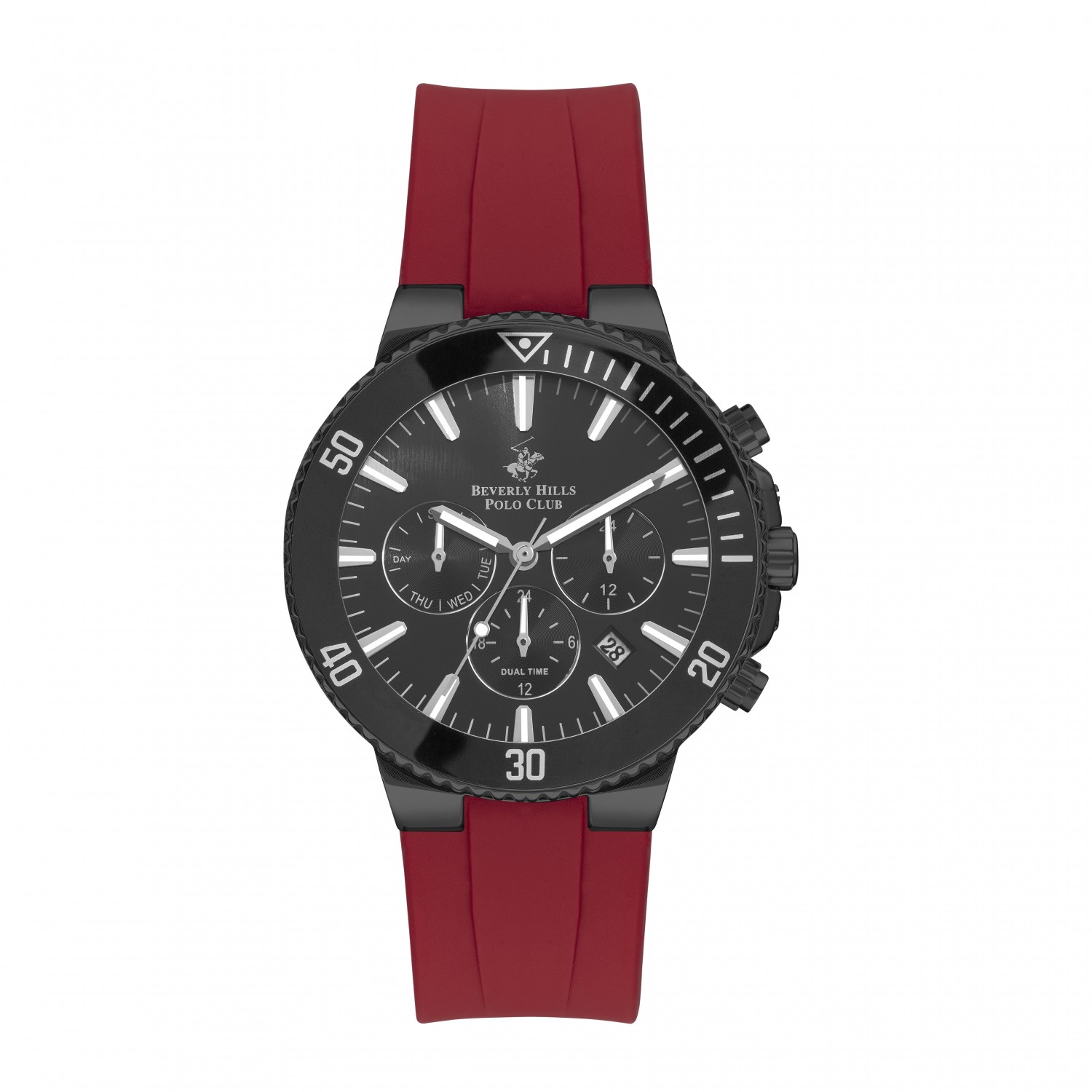 Ατσάλινο ανδρικό ρολόι Beverly Hills Polo Club BP3248X.658
