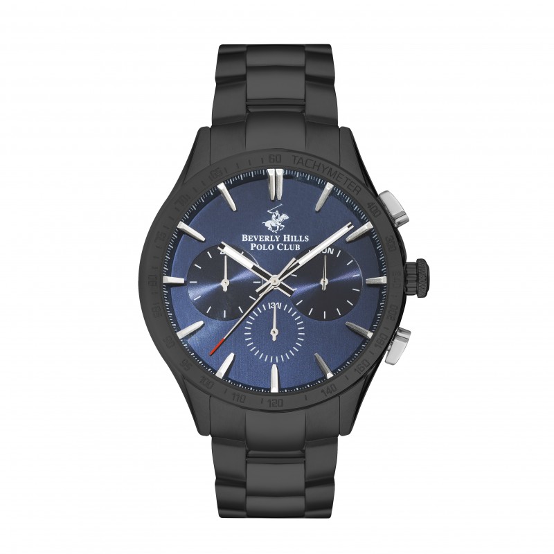 Ατσάλινο ανδρικό ρολόι Beverly Hills Polo Club BP3250X.690