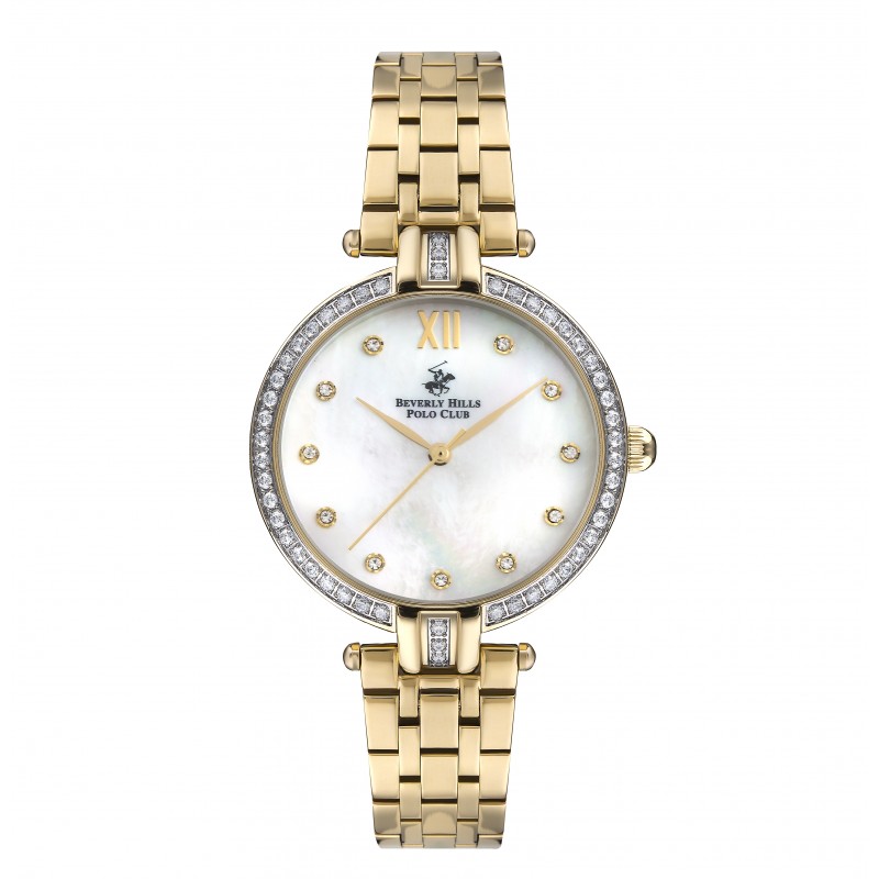 Ατσάλινο γυναικείο ρολόι Beverly Hills Polo Club BP3256X.110