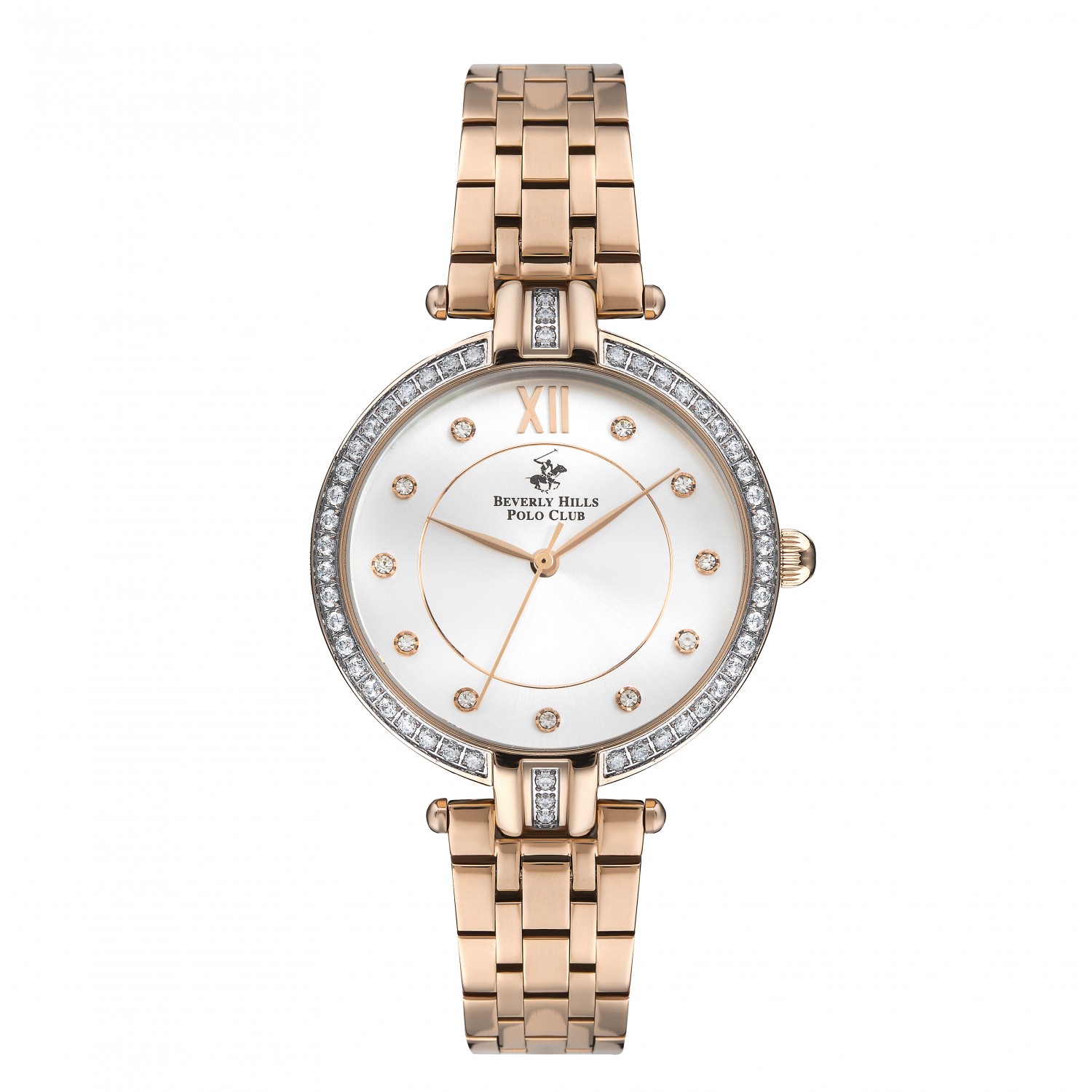 Ατσάλινο γυναικείο ρολόι Beverly Hills Polo Club BP3256X.430