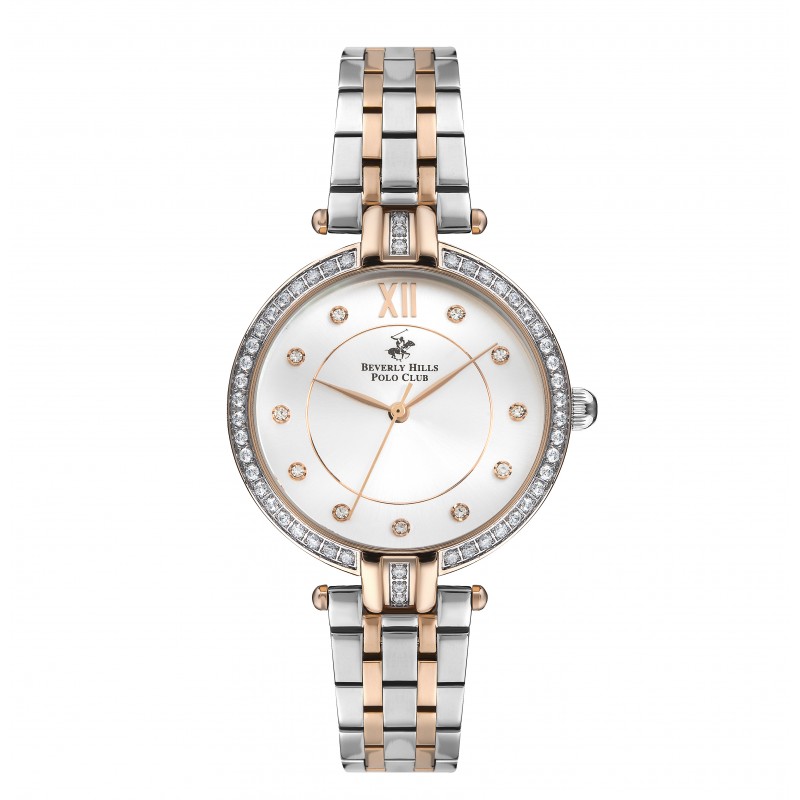 Ατσάλινο γυναικείο ρολόι Beverly Hills Polo Club BP3256X.530