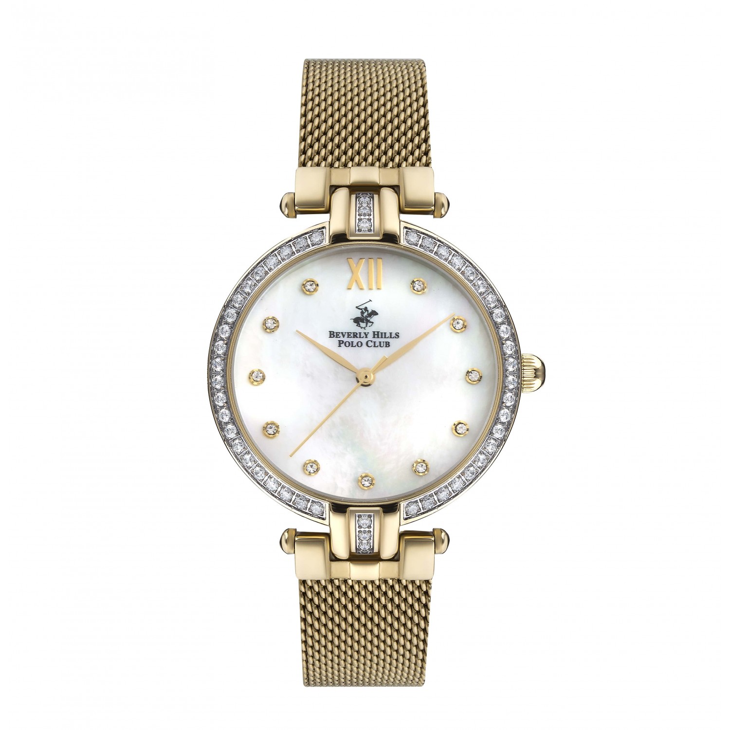 Ατσάλινο γυναικείο ρολόι Beverly Hills Polo Club BP3257X.120