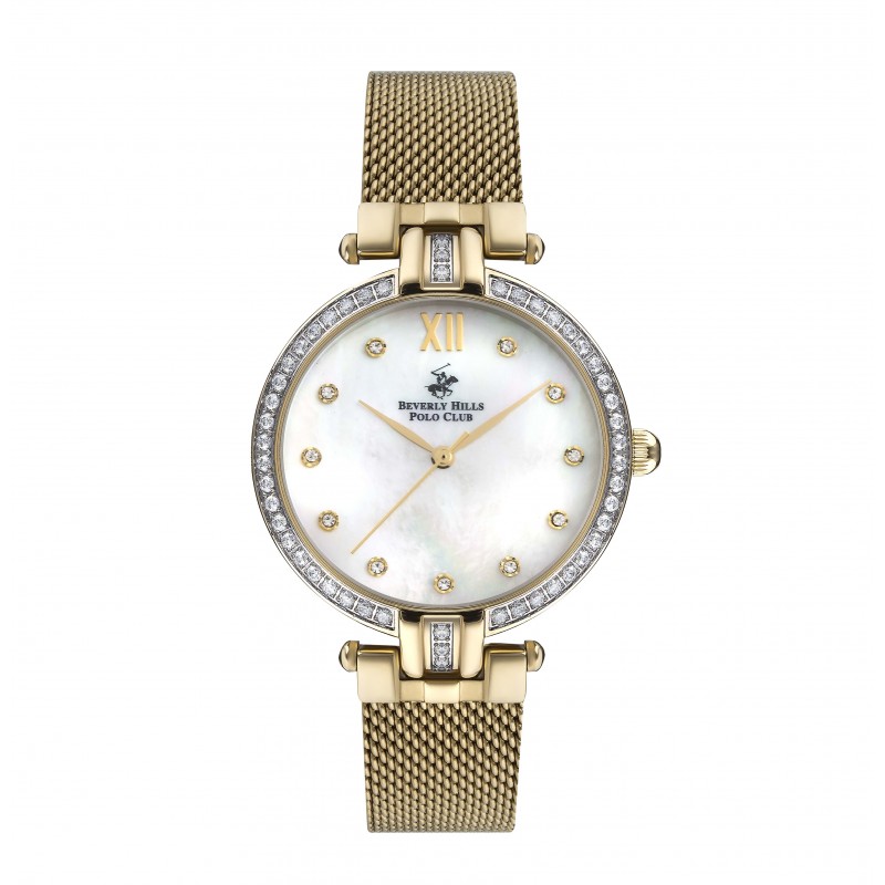 Ατσάλινο γυναικείο ρολόι Beverly Hills Polo Club BP3257X.120