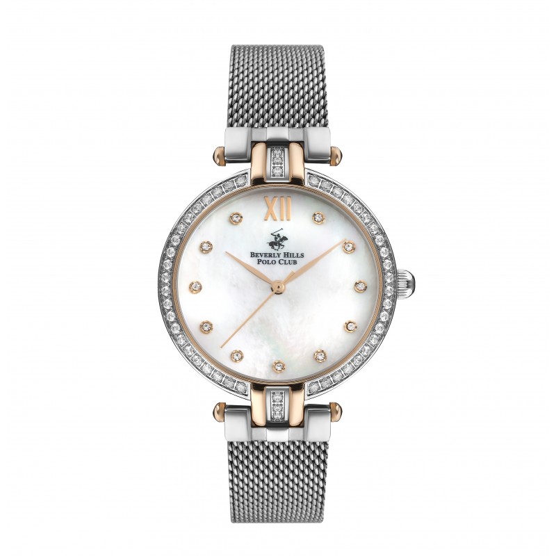 Ατσάλινο γυναικείο ρολόι Beverly Hills Polo Club BP3257X.520