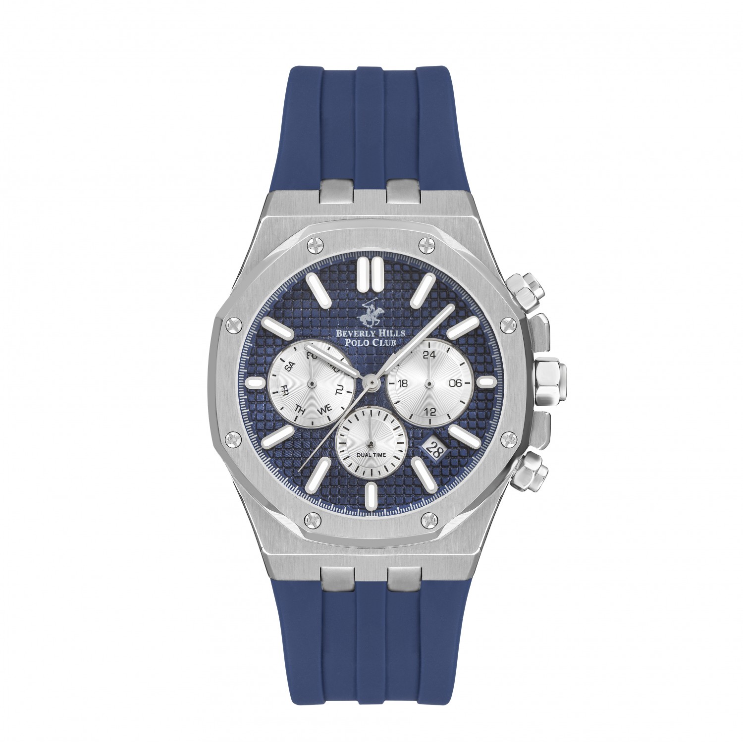 Ατσάλινο ανδρικό ρολόι Beverly Hills Polo Club BP3261X.399
