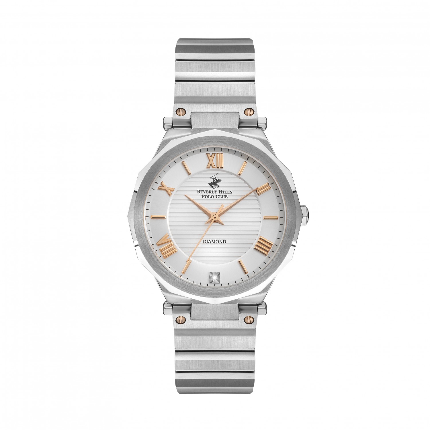 Ατσάλινο γυναικείο ρολόι Beverly Hills Polo Club BP3264X.330
