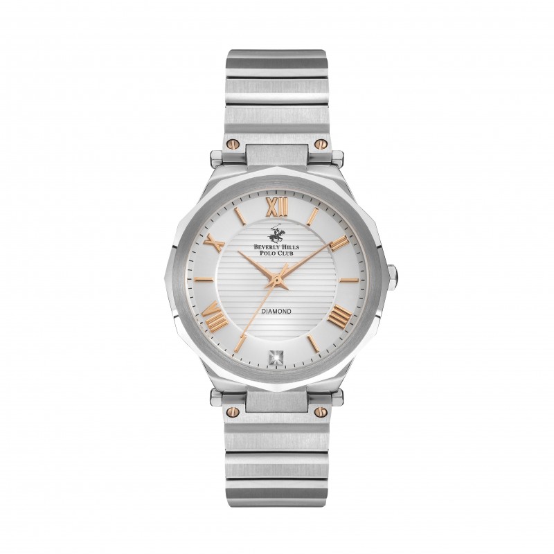 Ατσάλινο γυναικείο ρολόι Beverly Hills Polo Club BP3264X.330