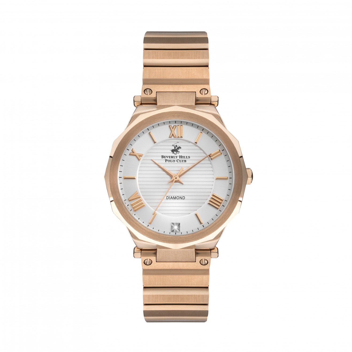 Ατσάλινο γυναικείο ρολόι Beverly Hills Polo Club BP3264X.430