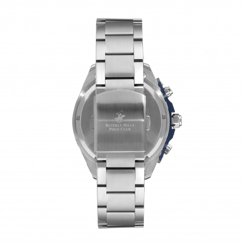 Ατσάλινο ανδρικό ρολόι Beverly Hills Polo Club BP3266X.390