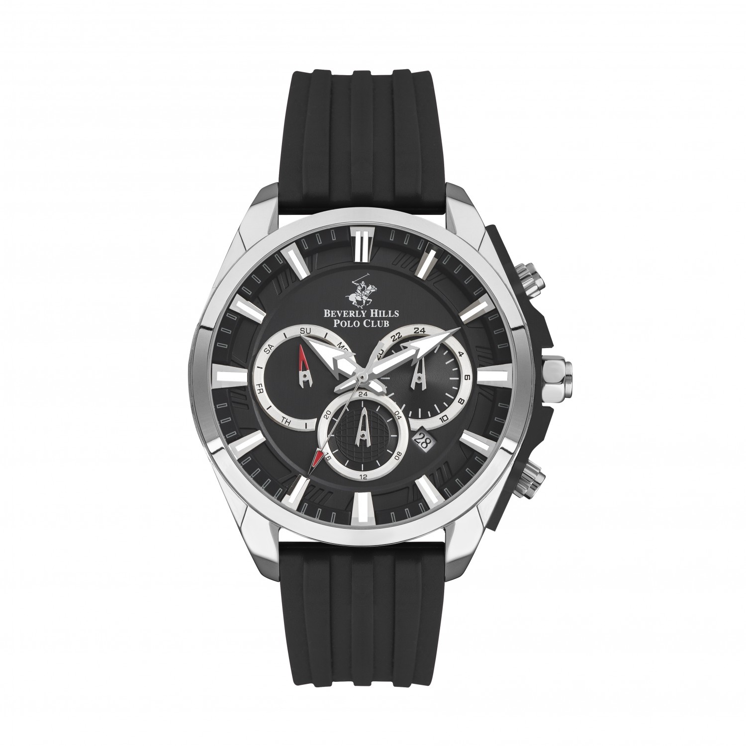 Ατσάλινο ανδρικό ρολόι Beverly Hills Polo Club BP3267X.351