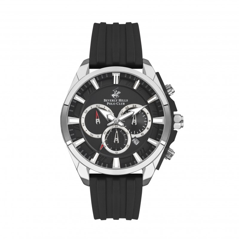 Ατσάλινο ανδρικό ρολόι Beverly Hills Polo Club BP3267X.351