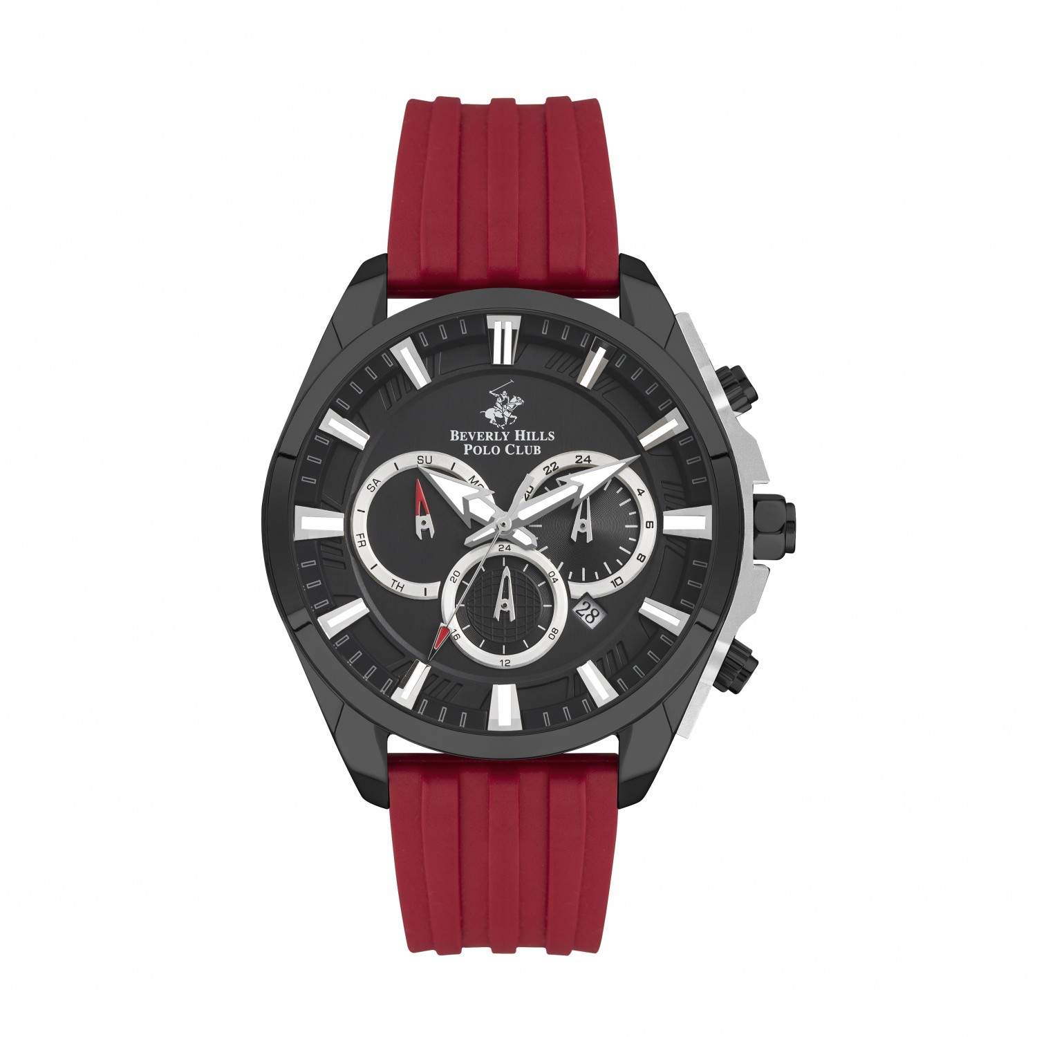 Ατσάλινο ανδρικό ρολόι Beverly Hills Polo Club BP3267X.658