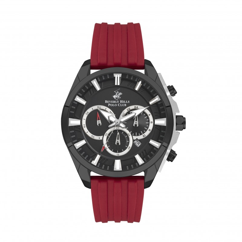 Ατσάλινο ανδρικό ρολόι Beverly Hills Polo Club BP3267X.658