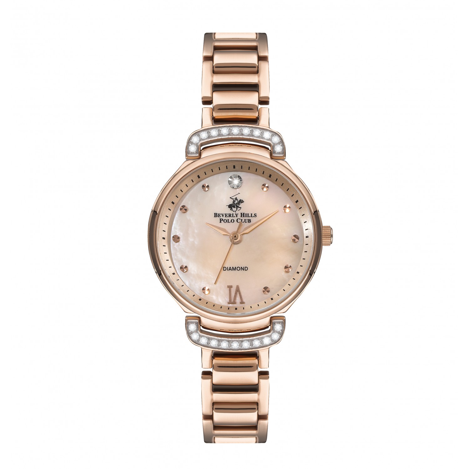 Ατσάλινο γυναικείο ρολόι Beverly Hills Polo Club BP3268X.410