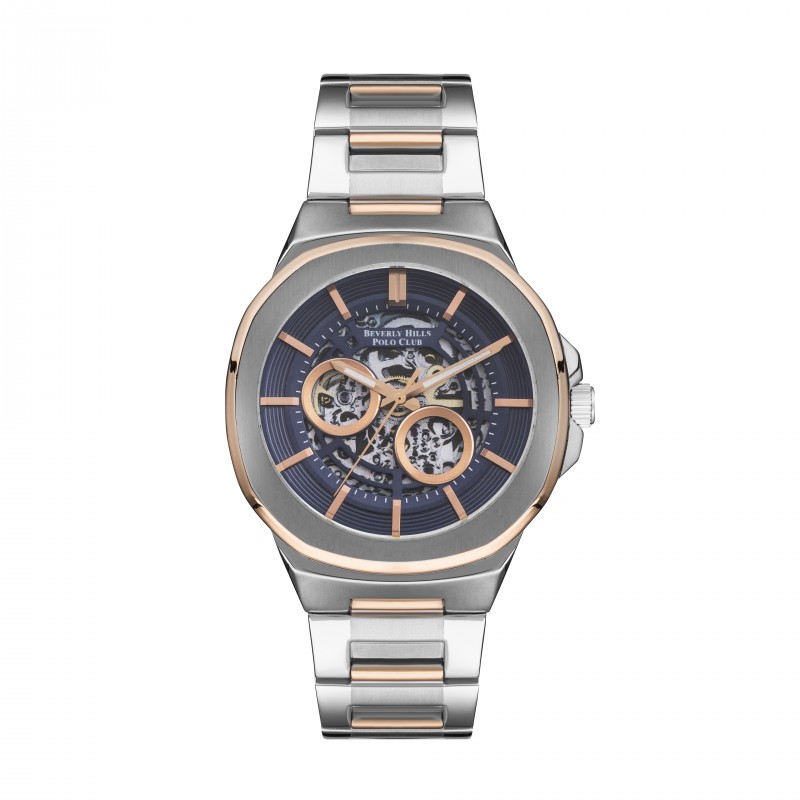 Ατσάλινο αυτόματο ανδρικό ρολόι Beverly Hills Polo Club BP3279X.590