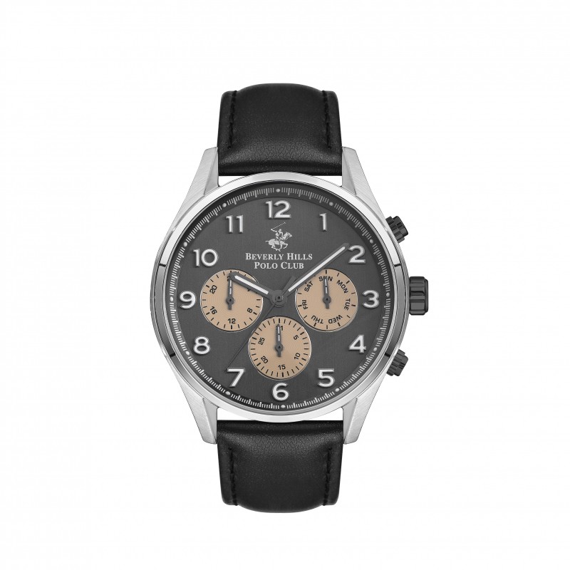 Ατσάλινο ανδρικό ρολόι Beverly Hills Polo Club BP3282X.351