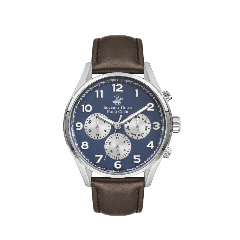 Ατσάλινο ανδρικό ρολόι Beverly Hills Polo Club BP3282X.392
