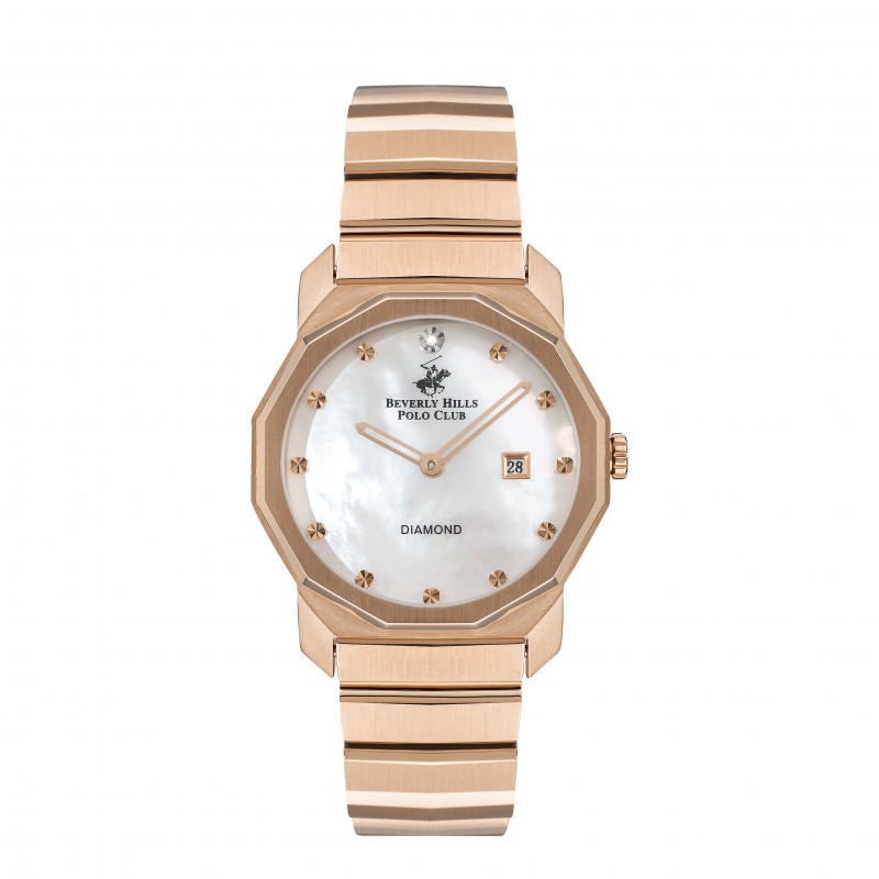 Ατσάλινο γυναικείο ρολόι Beverly Hills Polo Club BP3284X.420