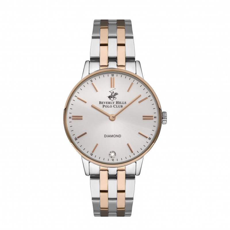 Ατσάλινο γυναικείο ρολόι Beverly Hills Polo Club BP3289X.530