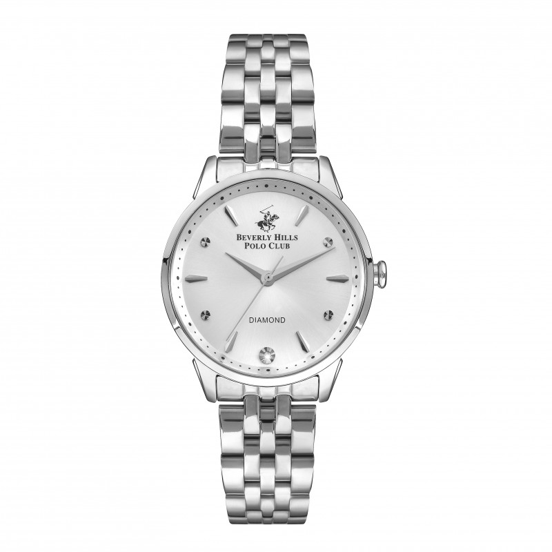 Ατσάλινο γυναικείο ρολόι Beverly Hills Polo Club BP3293X.330