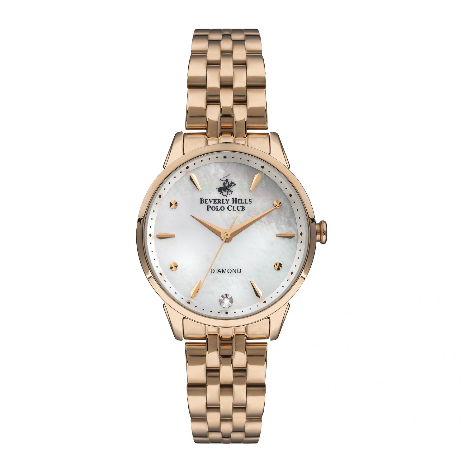 Ατσάλινο γυναικείο ρολόι Beverly Hills Polo Club BP3293X.420