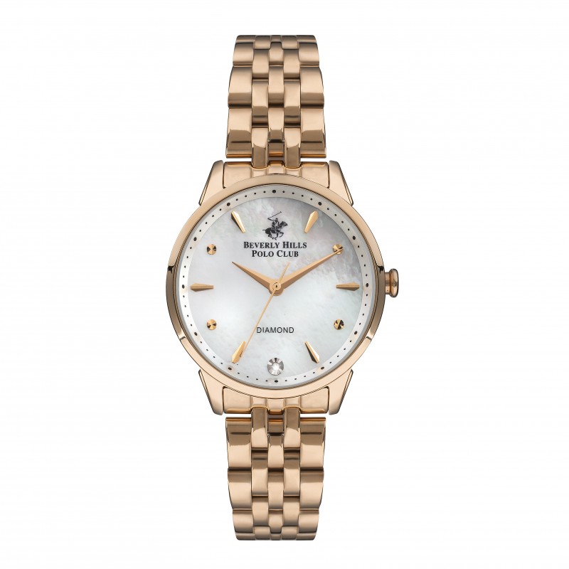 Ατσάλινο γυναικείο ρολόι Beverly Hills Polo Club BP3293X.420