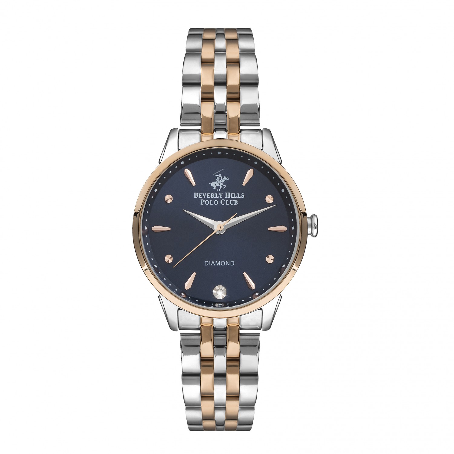 Ατσάλινο γυναικείο ρολόι Beverly Hills Polo Club BP3293X.590