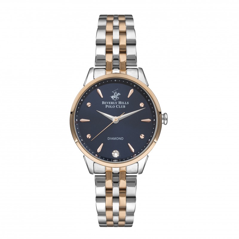Ατσάλινο γυναικείο ρολόι Beverly Hills Polo Club BP3293X.590