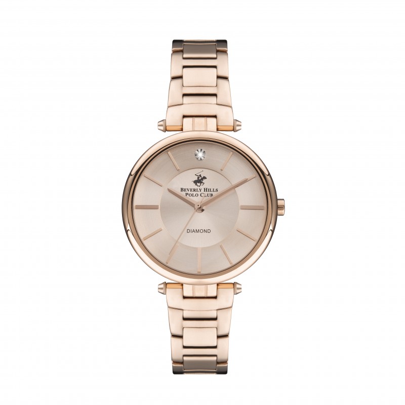 Ατσάλινο γυναικείο ρολόι Beverly Hills Polo Club BP3294X.410