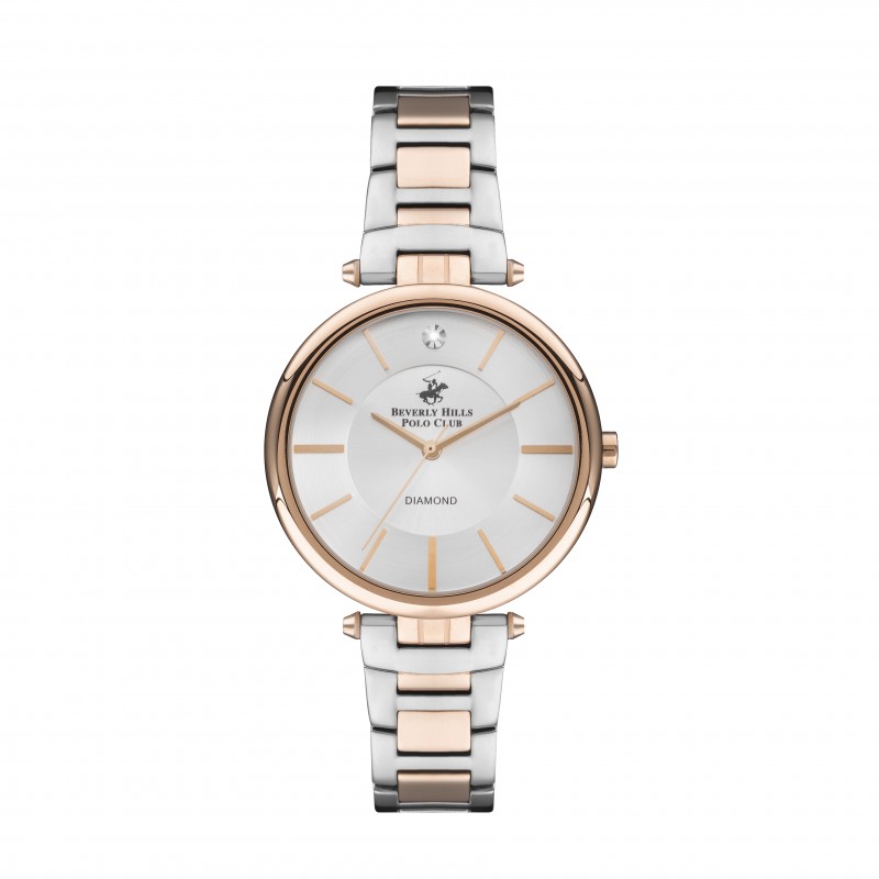 Ατσάλινο γυναικείο ρολόι Beverly Hills Polo Club BP3294X.530