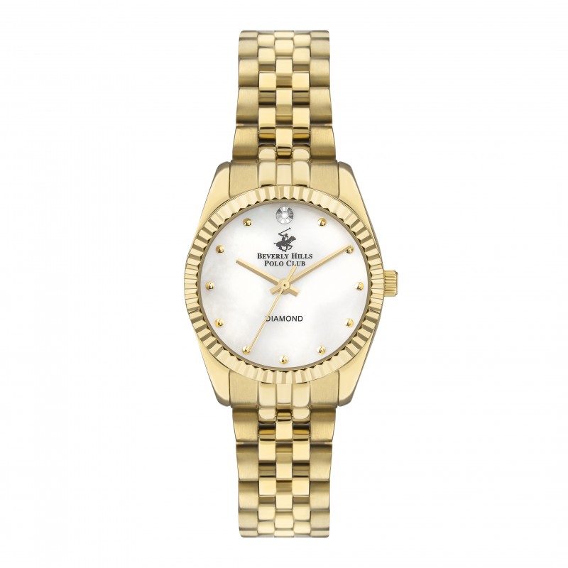 Ατσάλινο γυναικείο ρολόι Beverly Hills Polo Club BP3295X.120