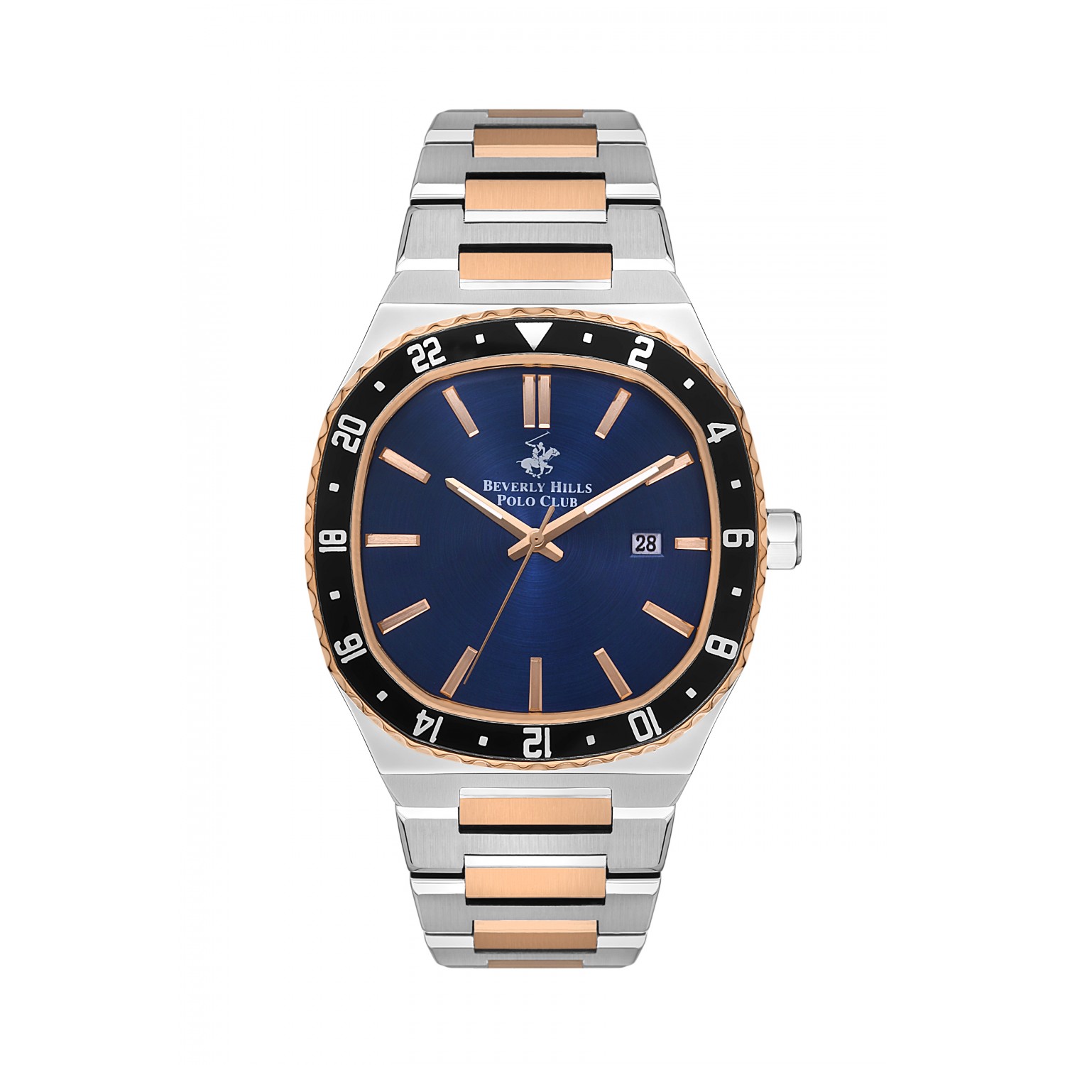 Ατσάλινο ανδρικό ρολόι Beverly Hills Polo Club BP3296X.590