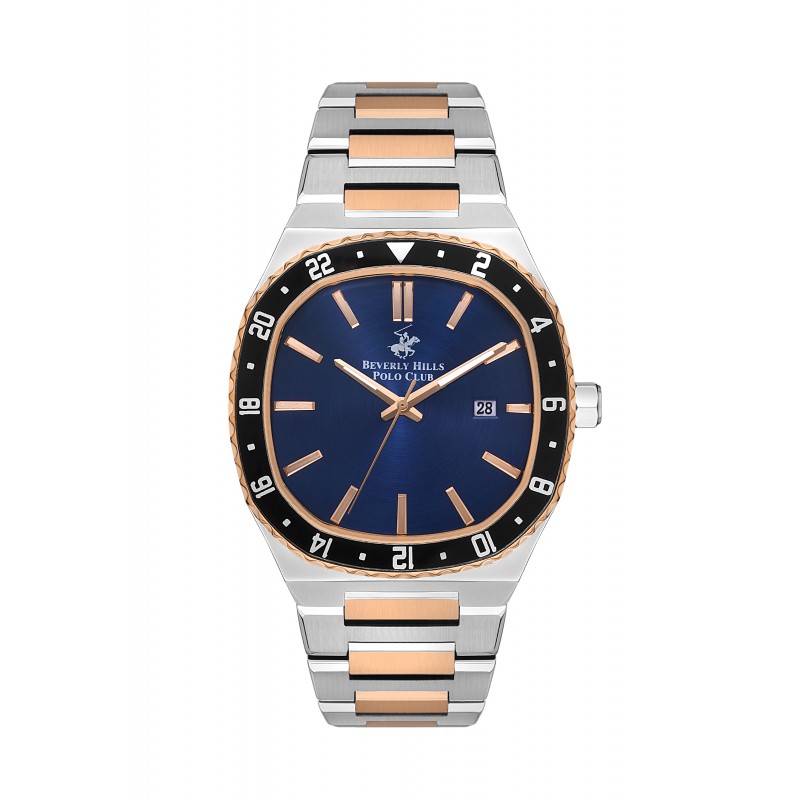 Ατσάλινο ανδρικό ρολόι Beverly Hills Polo Club BP3296X.590