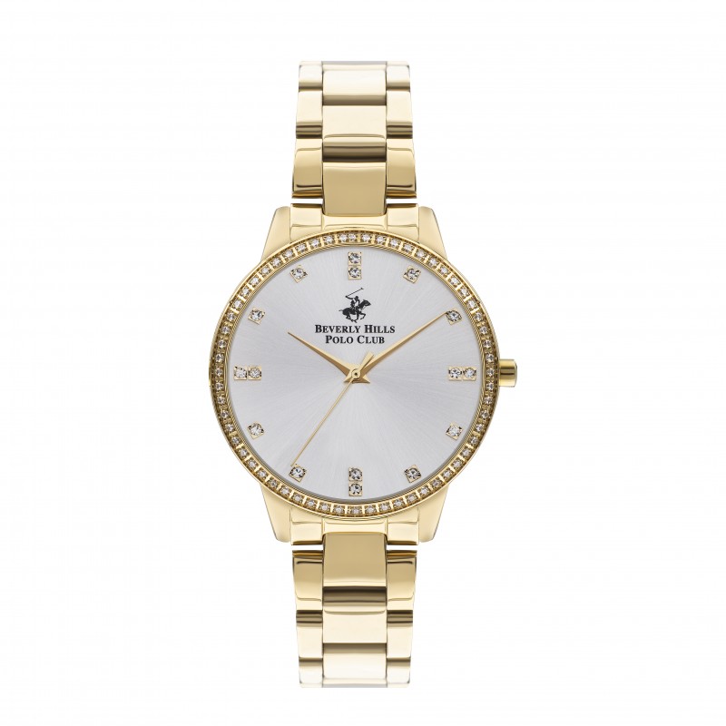 Ατσάλινο γυναικείο ρολόι Beverly Hills Polo Club BP3297C.130