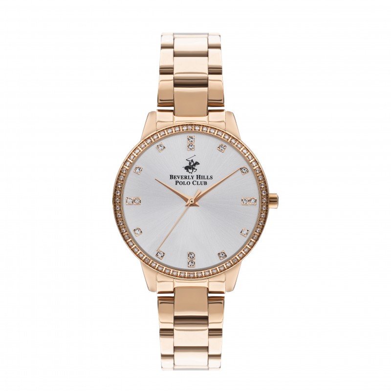 Ατσάλινο γυναικείο ρολόι Beverly Hills Polo Club BP3297C.430