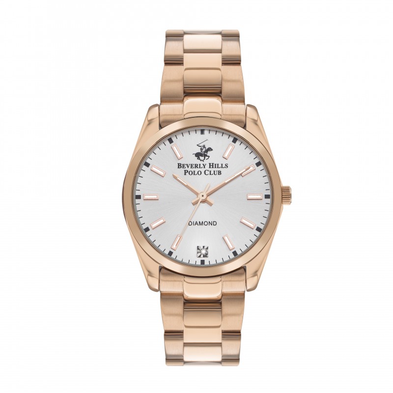 Ατσάλινο γυναικείο ρολόι Beverly Hills Polo Club BP3301X.430