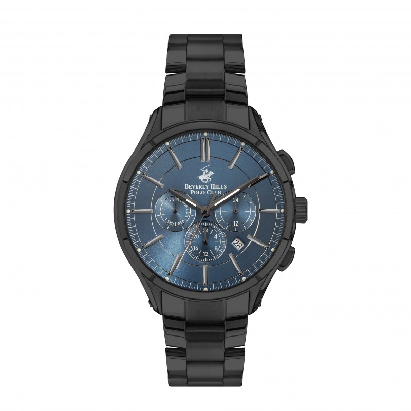 Ατσάλινο ανδρικό ρολόι Beverly Hills Polo Club BP3304X.690