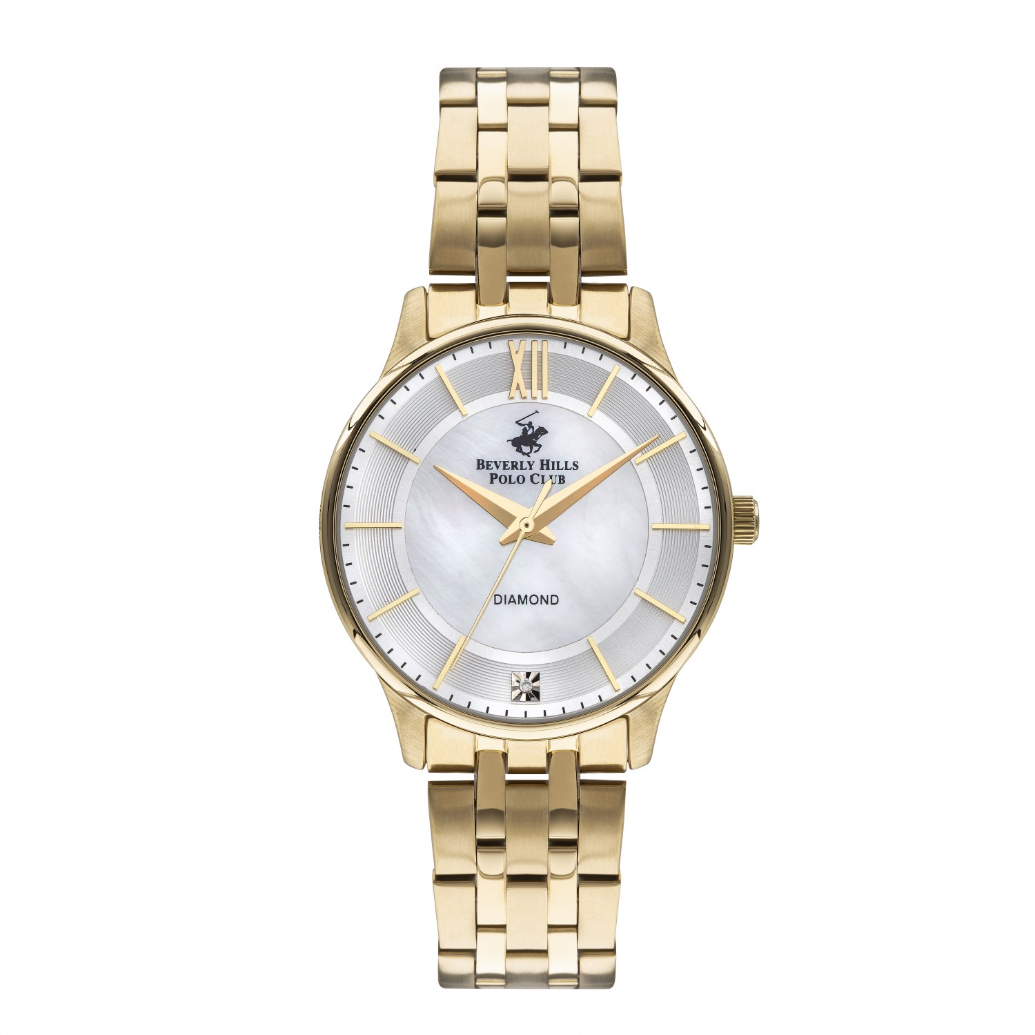 Ατσάλινο γυναικείο ρολόι Beverly Hills Polo Club BP3309X.130