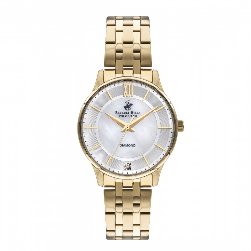 Ατσάλινο γυναικείο ρολόι Beverly Hills Polo Club BP3309X.130